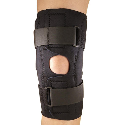 Airway Otc Max Neoprene Knee Stabilizer W/hinged Bars XLarge (20 - 22)" Blue Latex - free, 1 Each, 0311BL - XL - A Medi Supplies