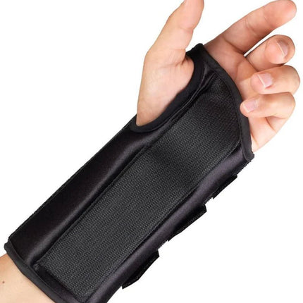 Airway OTC Maximum 8" Wrist Splint Left W/ Removable Palmar Splint & Flexible Stays, Black Small (5.5 - 6.5)", 1 Each, 2383/L - S - A Medi Supplies