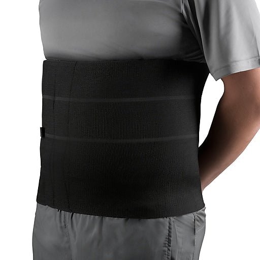 Airway OTC Maximum Heavy Duty Four Panel Abdominal Binder 12" Black, X - Large (41 - 44"), 1 Each, 2510BL - XL - A Medi Supplies