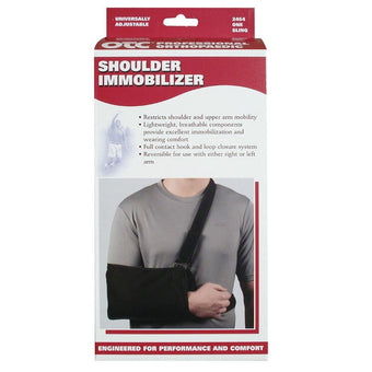 compare product Airway OTC Medium Lightweight Shoulder Immobilizer W/ Removable Webbing L (9x18