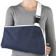 Airway OTC Minimum Cradle Arm Sling W/ Thumb Loop Adult Hook & Buckle Strap Navy Universal, 1 Each, 2460 - A Medi Supplies