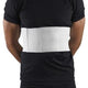 Airway OTC Minimum Elastic Men's 6" Rib Belt 2X - Large (45 - 48") Wrap - around Hook & Loop Closure White L, 1 Each, 2459 - 2L - A Medi Supplies