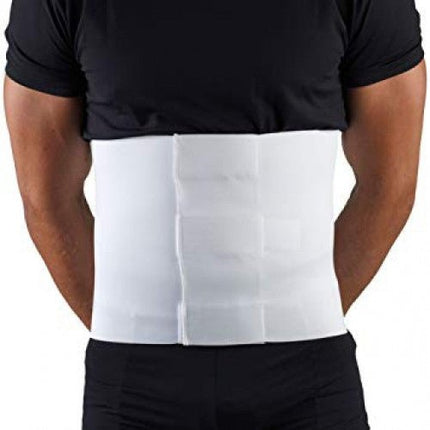 Airway OTC Minimum Multiple Use 10" Elastic Abdominal Binder Large (37 - 40in) White, 1 Each, 2518 - L - A Medi Supplies