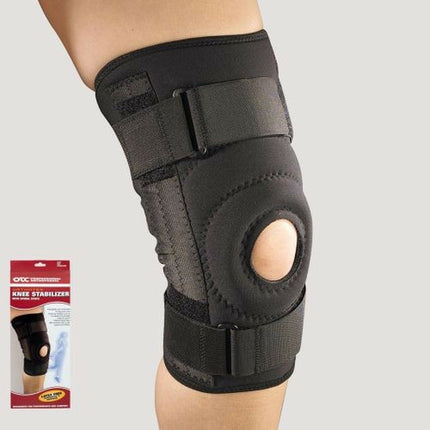 Airway OTC Orthotex Medium Knee Stabilizer Wrap W/ Spiral Stays X - large (20 - 22") Black Reversible, 1 Each, 2542 - XL - A Medi Supplies