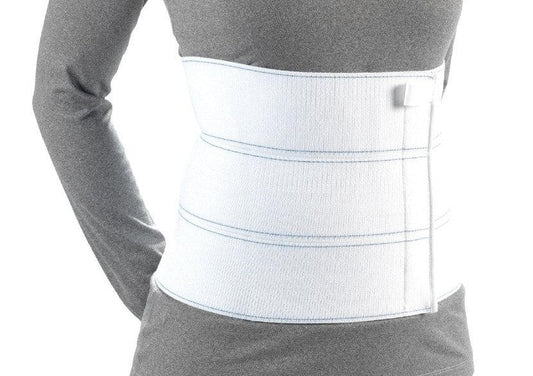 Airway OTC Universal Unisex 3 - panel Binder With Minimum Support White Large (60 - 75"), 1 Each, 2513 - L - A Medi Supplies