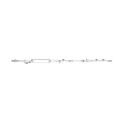 BD Infusion Set, 21mL Priming Volume, for the Alaris Pump module,60drops/mL,  L130" 10 each/case 2441-0007