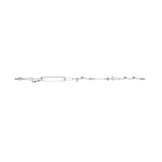BD Infusion Set, 21mL Priming Volume, for the Alaris Pump module,60drops/mL,  L130" 10 each/case 2441-0007