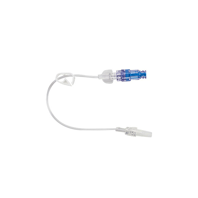 BD MaxZero™ Extension Set, pressure rated, minibore, 1 removable MaxZero™ Needle-free Connector(s), slide clamp(s), spin male luer lock, L7" 50 each/box, MZ5302