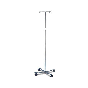 compare product AMG Medical Intravenous Stand, Economy, Two Hook, 775-751