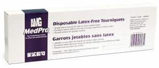 AMG Medical MedPro® Tourniquet, Latex - Free, Disposable, Bulk 1 X 18in Blue Flat 250 each/box, 118 - 784 - A Medi Supplies
