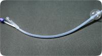 Amsino AMSure®, Foley Catheter, 100% Silicone, 2 - Way, 5cc, Straight Tip, 18Fr, 10 each/box, AS41018S - A Medi Supplies