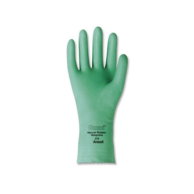 Ansell Omni® Protective Glove, Neoprene, Size 10, L12" Green 12 pair/box, 12 box/case 0027611100