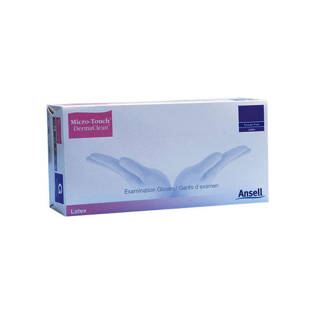 Ansell Micro-touch Dermaclean Examination Glove, Cream 100 each/box, 10 box/case 3180-1
