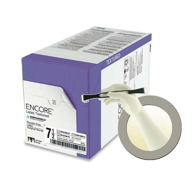 Ansell Encore® Surgical Glove, Textured 50 pair/box, 4 box/case 5785000-1