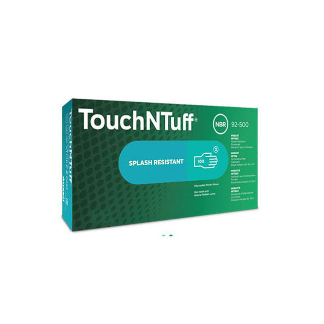 Ansell TouchNTuff® Protective Glove, Nitrile, L240mm, Dark Blue 100 each/box, 10 box/case 9250011070