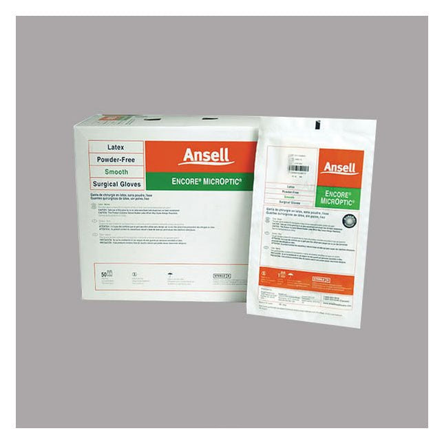 Ansell Encore® MicrOptic® Surgical Glove, SZ 8.5, 50 pair/box, 5787006 - A Medi Supplies