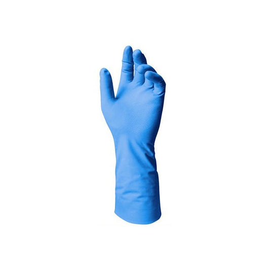 Ansell VersaTouch® Protective Glove, Nitrile, Size 8, L320mm, Blue, 12 pair/bag, 37210080 - A Medi Supplies