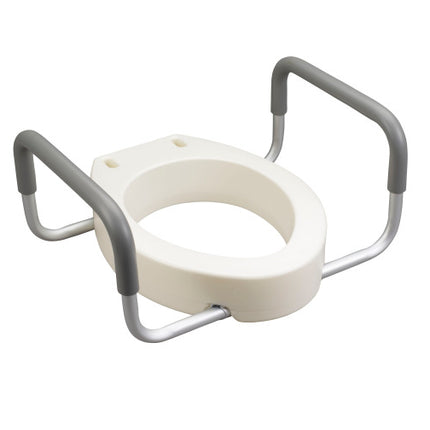 Drive Medical Premium Seat Riser with Removable Arms, Elongated Seat, 12403