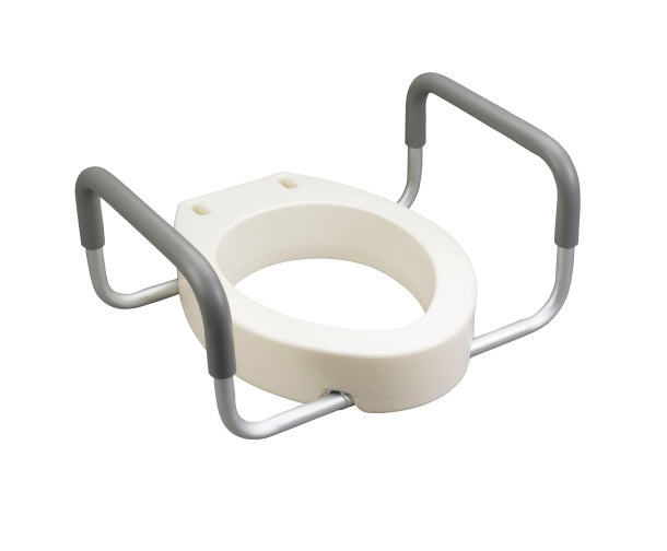 Drive Medical Premium Seat Riser with Removable Arms, Elongated Seat, 12403