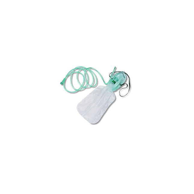 Amsino Amsure® Oxygen Mask, Adult, Non-rebreather, With 7' Star Tubing 50 each/case AS75010