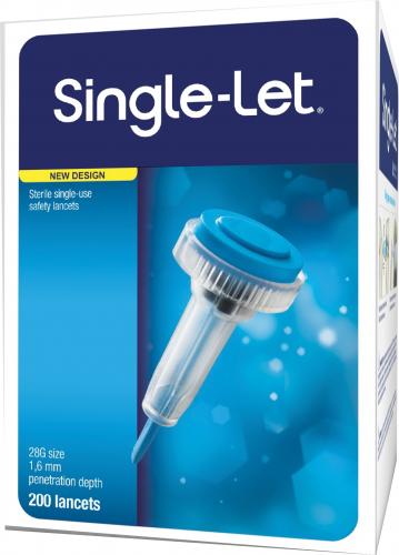 Ascensia Diabetes Care Lancet Single - let Ster Single Use Safety Bx/200 (5850) 85956833 - A Medi Supplies