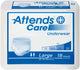 Attends Care Underwear, LARGE - Waist Size 44" - 58", 4 bags of 25, APV30100 - A Medi Supplies