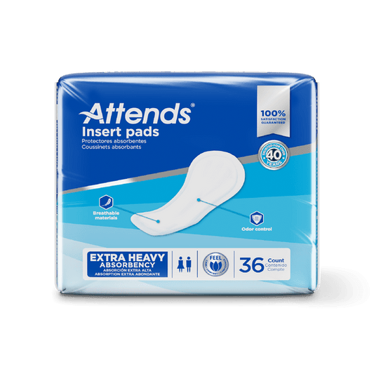 Attends insert pads 16.5", 4 bags of 36, IP0400A - A Medi Supplies