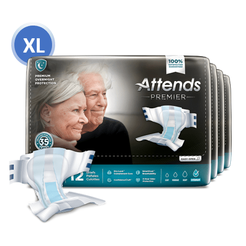 Attends Premier Briefs X - Large ,4 bags of 10 , ALI - BR40 - A Medi Supplies