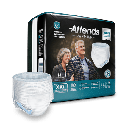 Attends Premier Pull - On Underwear XX - Large, 4 bags of 10, ALI - UW50 - A Medi Supplies