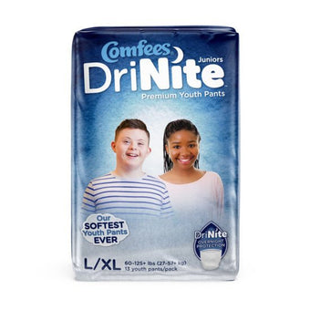 compare product Comfees Youth Pants - LARGE/X-LARGE, 4 bags of 13, CMF-YLXL