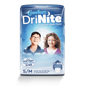 compare product Comfees Youth Pants, Small/Medium, 4 bags of 17, CMF-YSM