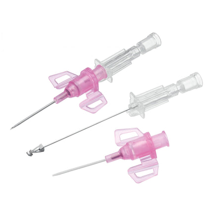 B. Braun Introcan Safety® 3 IV Catheter 3 - W PUR 20G 1.1X32MM - US Pink, 50 each/box, 4251130 - 02 - A Medi Supplies