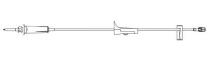 B. Braun Gravity IV Administration Set, With Zero Injection Site, 18mL, L85", 15 drops/mL, 10/Pack, 50 each/case 352601 / BB352601 - A Medi Supplies
