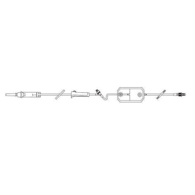 Baxter Solution Set, Non-Vented, 1.2 Micron Filter, CLEARLINK Luer Activated Valve 48 each/case 2H8486