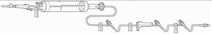 Baxter Buretrol® IV Solution Set, L115" 48 each/case 2C8862 - A Medi Supplies