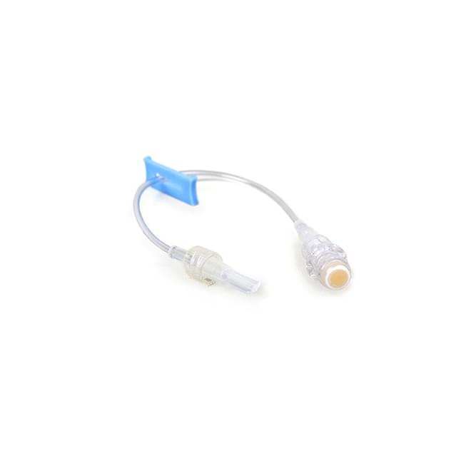 Baxter Catheter Extension Set, Microbore, Minivolume, INTERLINK Injection Site, Male Luer Lock Adapter, 0.58mL48 each/case 1C8454.