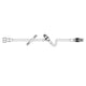 Baxter Straight - Type Extension Set, Minivolume, CLEARLINK Luer Activated Valve, 8" 48 each/case JC9944 - A Medi Supplies