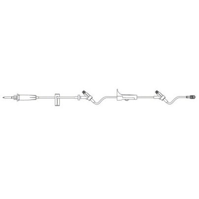 B. Braun Gravity IV Administration Set, With Two ULTRASITE® Injection Site, 15drops/mL, 20mL, L104" 50 set/case 352049-C