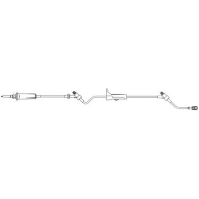 B. Braun Gravity IV Administration Set, With Two CARESITE® Injection Site, 15 drops/mL, 17mL, L84" 50 each/case 354202