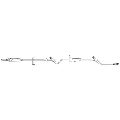 B. Braun IV Administration Set with Two CARESITE® Injection Site, 60drops/mL, 60drops/mL,  19mL, L103" 50 each/case 354204