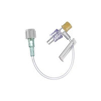 B.Braun Small bore extension set with distal T-port and SPIN-LOCK® Connector, 4", Priming volume 0.3mL, Length 5in., 100 each/case 471954
