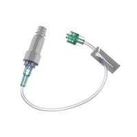 B.Braun Small bore extension set with distal T-port and SPIN-LOCK® Connector, 4", Priming volume 0.3mL, Length 5in., 100 each/case 471954
