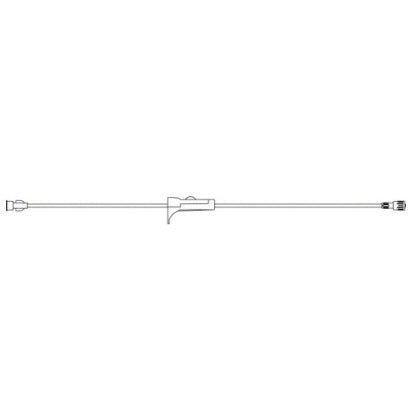 B. Braun Extension Set, Standard Bore, with No Injection Site and Roller Clamp, 4.5mL, L31" 50 each/case V5484