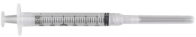 BD Syringe & Needle Hypo 3cc 18x1.5in L/L 100/box 8 Box/case 309580 - A Medi Supplies