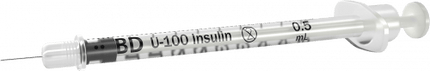 BD Syringe & Needle Insulin 0.5cc 30 X 5/16in Ultrafine Ii 100/box 5 Box/case 320468 - A Medi Supplies