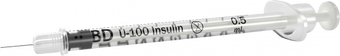 compare product BD Syringe & Needle Insulin 0.5cc 30 X 5/16in Ultrafine Ii 100/box 5 Box/case 320468
