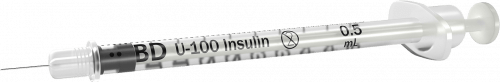 BD Syringe & Needle Insulin 0.5cc 30 X 5/16in Ultrafine Ii 100/box 5 Box/case 320468 - A Medi Supplies