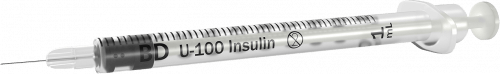 BD Syringe & Needle Insulin 1cc 28 X &&0.5in Micro-fine Sus P70 100/box 5 Box/case 329420