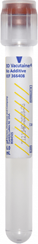 BD Tube Vacutainer Hemo 13x100mm 6ml No Additive 100/Box 10Box/Case 366408 - A Medi Supplies