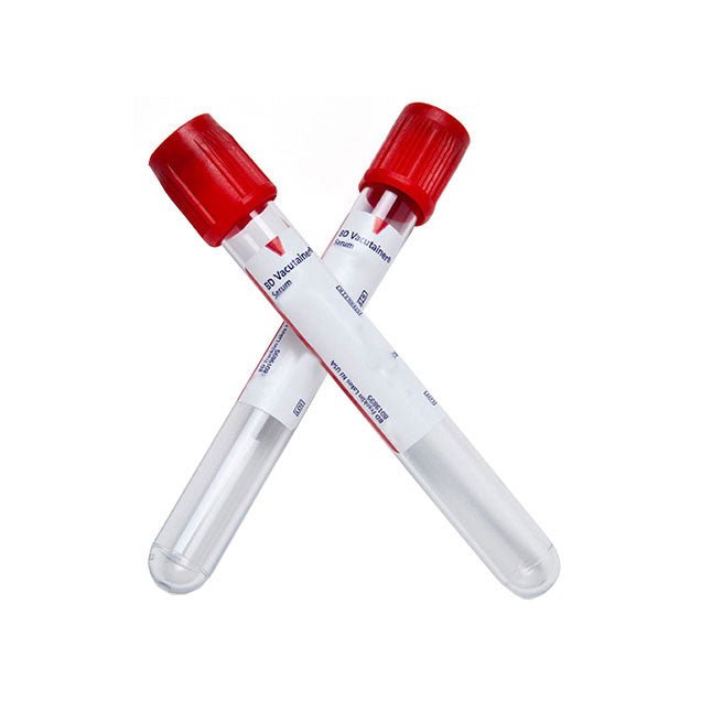 BD Vacutainer® Plus Serum Tube, L100mm, OD 13mm, 5mL, 100 each/box, 10 box/case 367814 - A Medi Supplies
